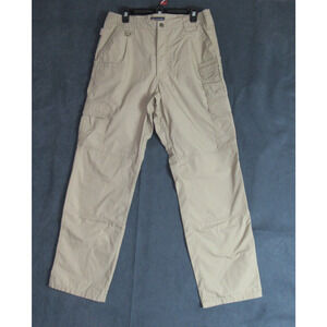 5.11 Tactical Series Cargo Pants Mens 34x34 Beige Ripstop Utility Uniform Work